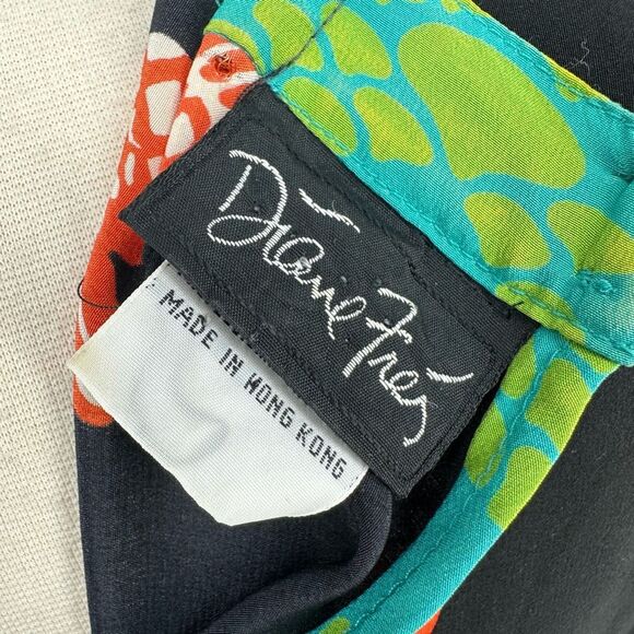 Vintage Black and Orange Maxi Dress - Picture 6 of 16